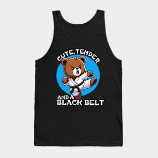 Cute, Tender and Black Belt Tank Top